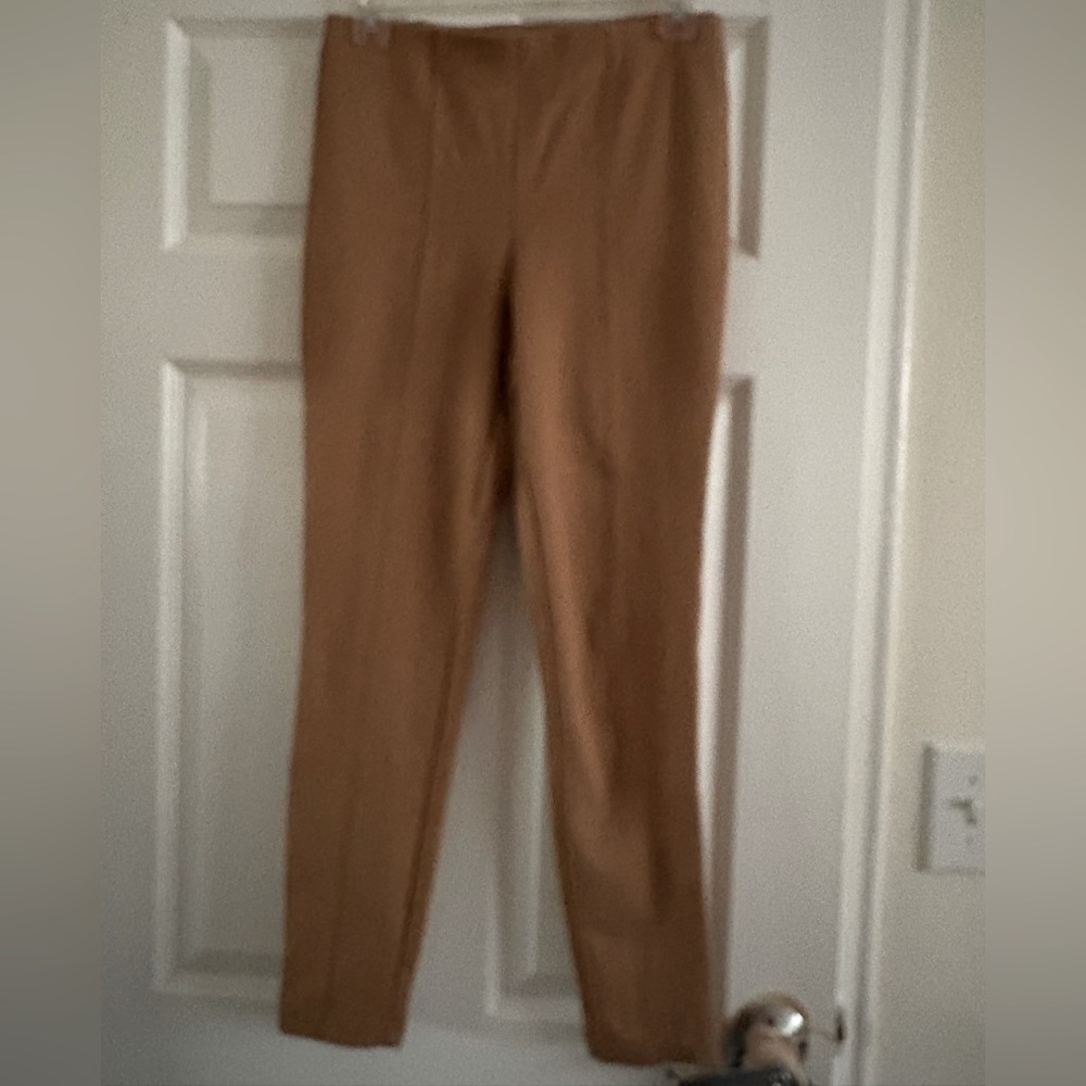 Jules & Leopold Brown Skinny Pull On Pants, Size: SP